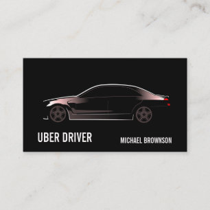 Cartão De Visita Motorista móvel lux carro