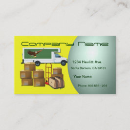 Cartão De Visita Mover-se e transportar