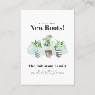 Cartão De Visita Movimentamos Boho Novas Raízes Anunciando em Movim