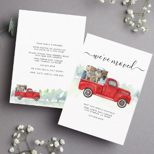 Cartão De Visita Movimentamos o lançamento do caminhão vermelho Vin