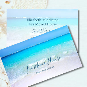 Cartão De Visita Mudança de Solteiro de Endereço para Casa