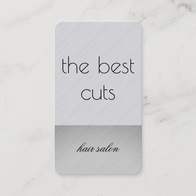 Cartão De Visita Muito elegante e moderno (Frente)