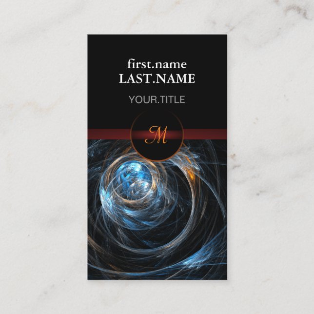 Cartão De Visita Mundo Legal Elegante Moderno Profissional (Frente)