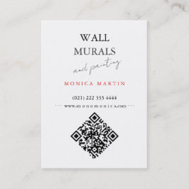 Cartão De Visita Mural Painter