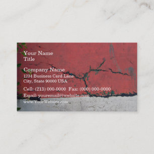 Cartão De Visita Muro de cimento pintado em bares alternos