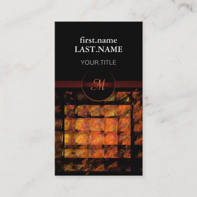 Cartão De Visita Muro Legal Elegante Moderno Profissional (Frente)