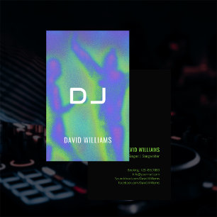 Cartão De Visita Music Party DJs Singer SongWriter Professional