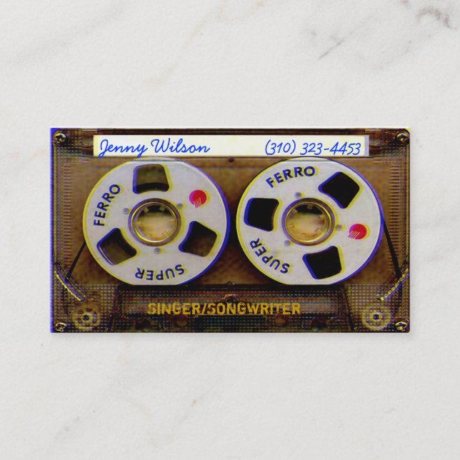 Cartão De Visita Música (Frente)