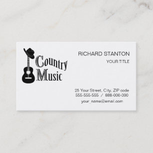 Cartão De Visita Música country