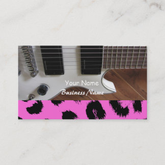 Cartão De Visita Música de Guitarra de Rock