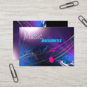 Cartão de Visita Música DJ Dança Festa