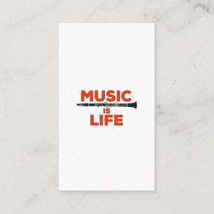 Cartão De Visita Música é Vida