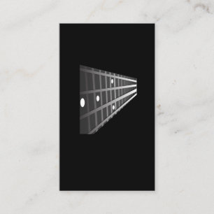 Cartão De Visita Música rock do metal do jogador do músico da