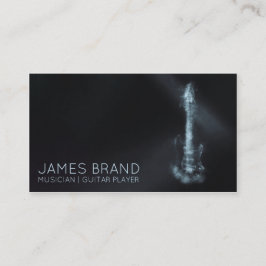 Cartão De Visita Musical Guitar Player