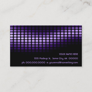 Cartão De Visita musicmeterz. roxo