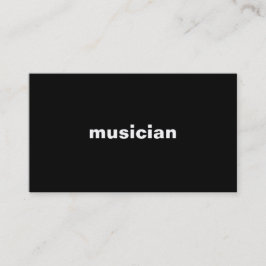 Cartão De Visita Músico