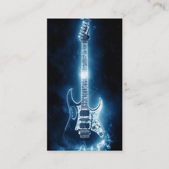 Cartão De Visita Músico Elegante (Frente)