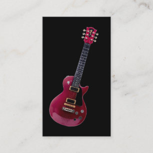 Cartão De Visita Músico Elegante