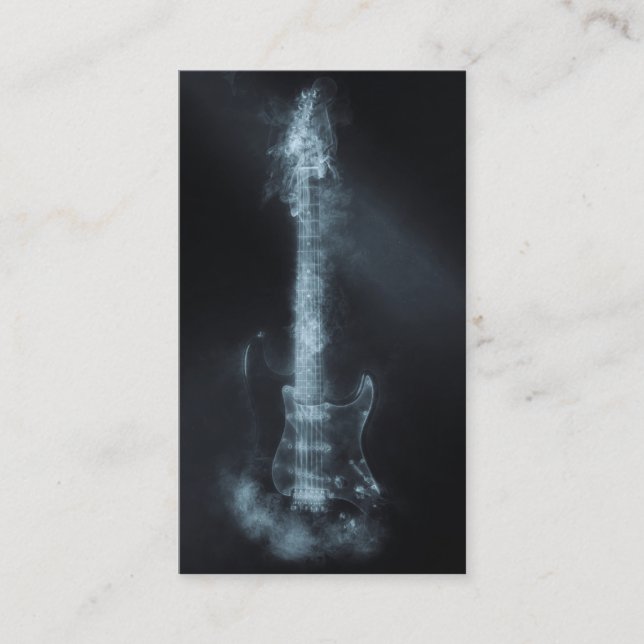 Cartão De Visita Músico Elegante (Frente)