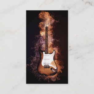 Cartão De Visita Músico Elegante
