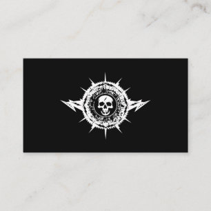 Cartão De Visita Músico Indústria Musical Banda de Rock Aulas de Gu