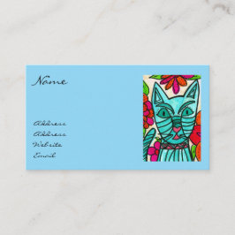 Cartão De Visita My Best Cat Friend Business Cards