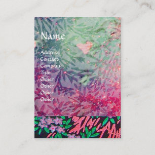 Cartão De Visita MYRTLE MÁGICO/Reflexões Douradas de Espumantes