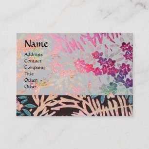 Cartão De Visita MYRTLE MÁGICO/Reflexões Douradas de Espumantes