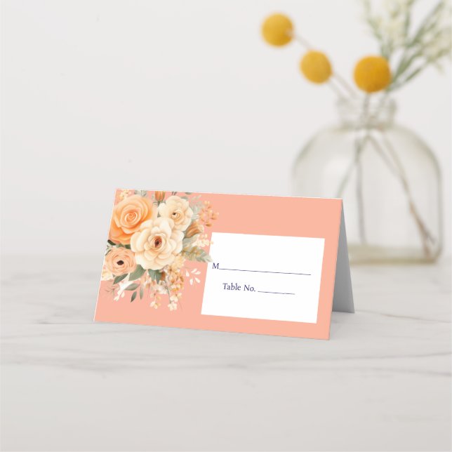 Cartão de Visita N.º de Mesa de Convidado do Cartã (Frente)