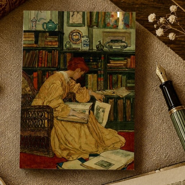 Cartão De Visita Na Biblioteca (Criador carregado)