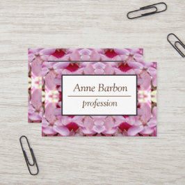 Cartão de visita na moda