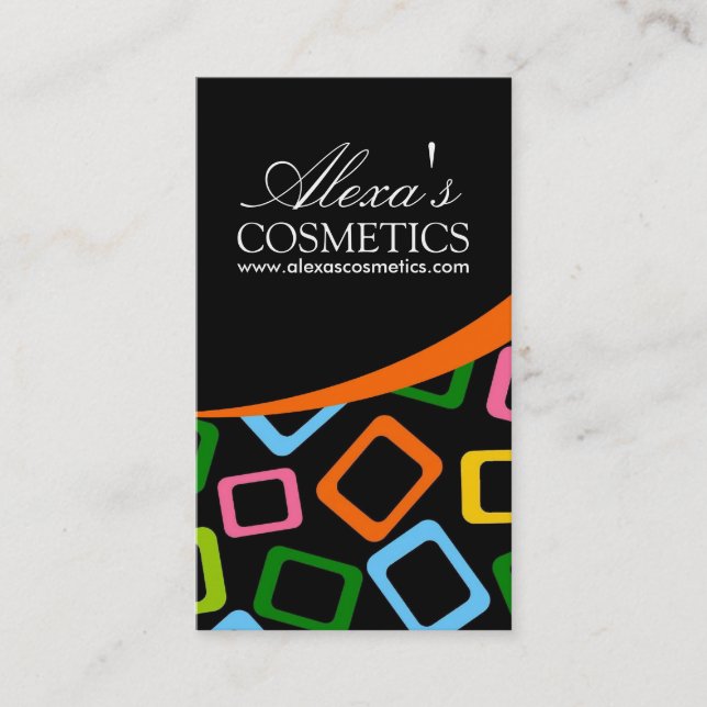 Cartão de visita na moda (Frente)