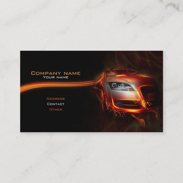 cartão de visita Na moda (Frente)