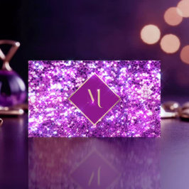 Cartão De Visita Na moda brilhante cor-de-rosa