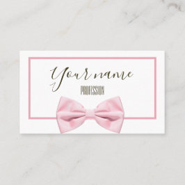 Cartão De Visita Na moda de Arco Rosa Moderno Simples