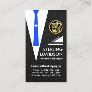 Cartão De Visita Na moda do contabilista