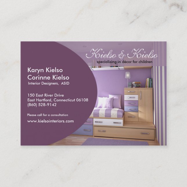 Cartão de visita na moda do perfil de Ovale (Frente)