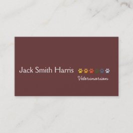 Cartão De Visita Na moda Elegante De Pet