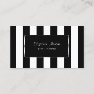 Cartão De Visita Na moda Elegante,Moderno,Strik,Quadro Preto