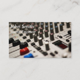 Cartão De Visita Na moda freelance do produtor da música do