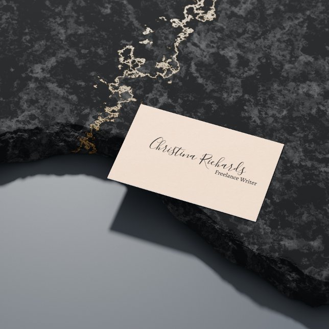 Cartão De Visita Na moda Minimalista (Criador carregado)