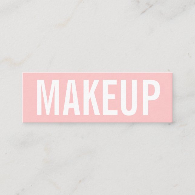 Cartão de visita na moda minimalista do (Frente)