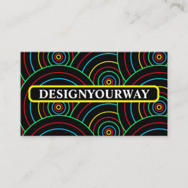 Cartão De Visita Na moda Modern Colour Carpentry Professional