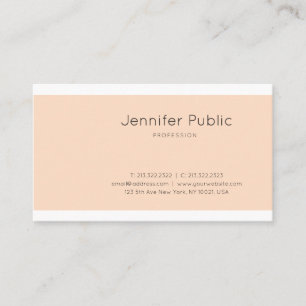 Cartão De Visita Na moda Modern Minimalist Graphic Design Trendy