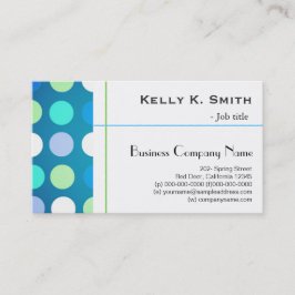 Cartão De Visita Na moda moderna, moderna, moderna, azul grande, bo