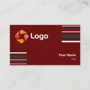 Cartão De Visita Na moda preto e branco Linhas Mínimas Quadradas