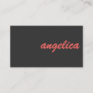 Cartão De Visita Na moda profissional