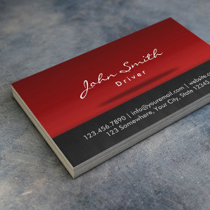 Cartão De Visita Na moda Red Palco Professional