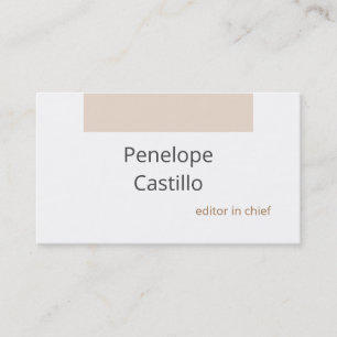 Cartão De Visita Na moda simples profissional moderno minimalista