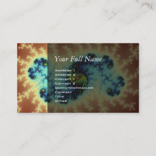 Cartão De Visita Na Playcast - Arte Fractal